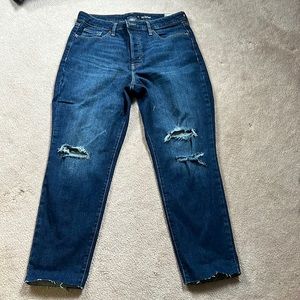 Old Navy high rise straight jeans